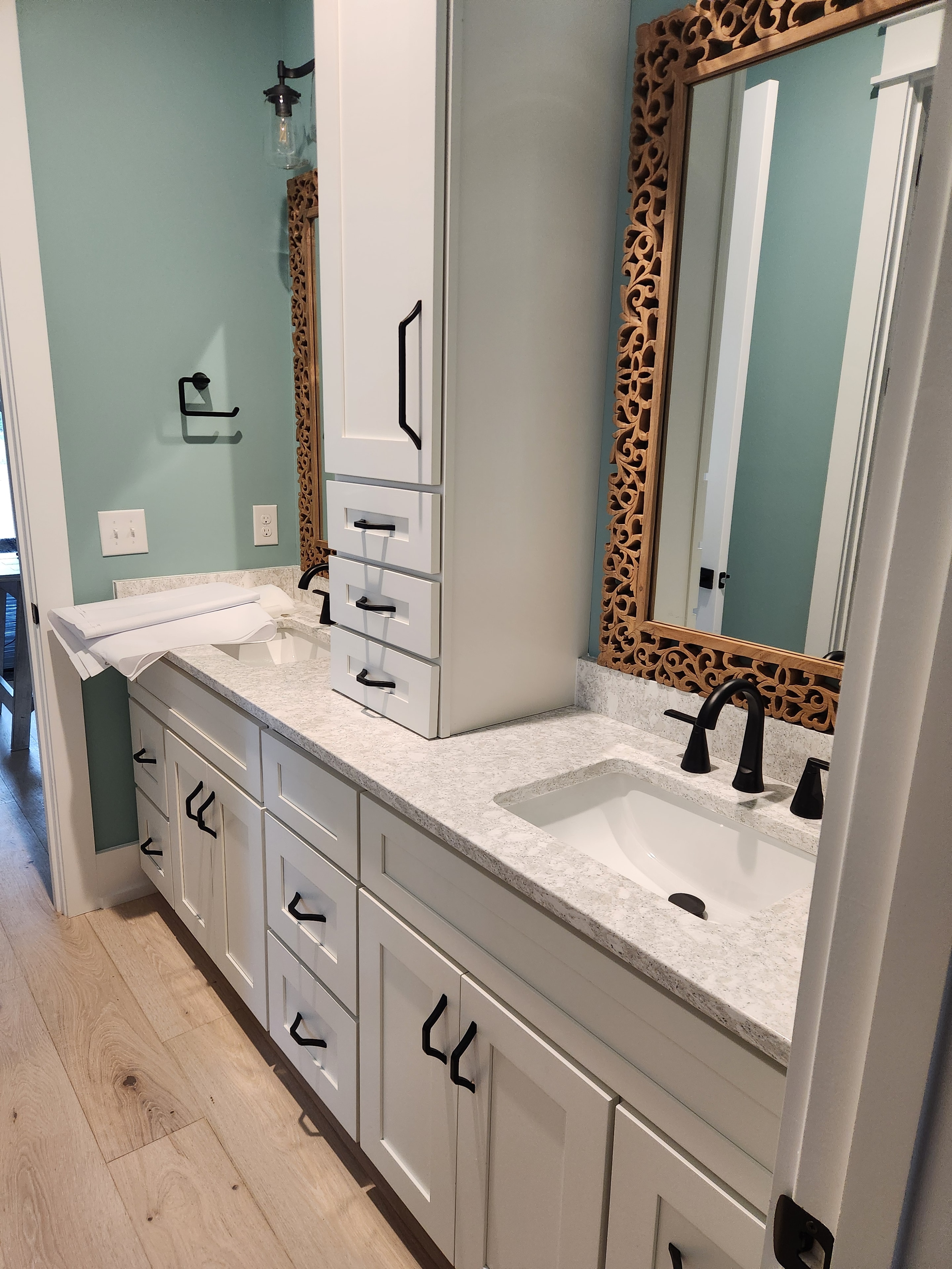 Traditional White Vanity